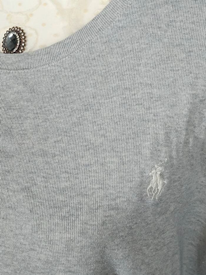 Pull Raph Lauren XL Gris - photo numéro 3