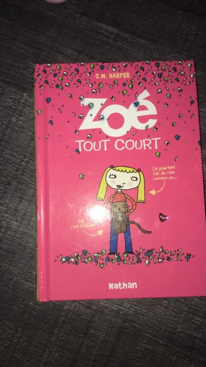 Boite de rangement + livre Zoé tout court - photo numéro 2