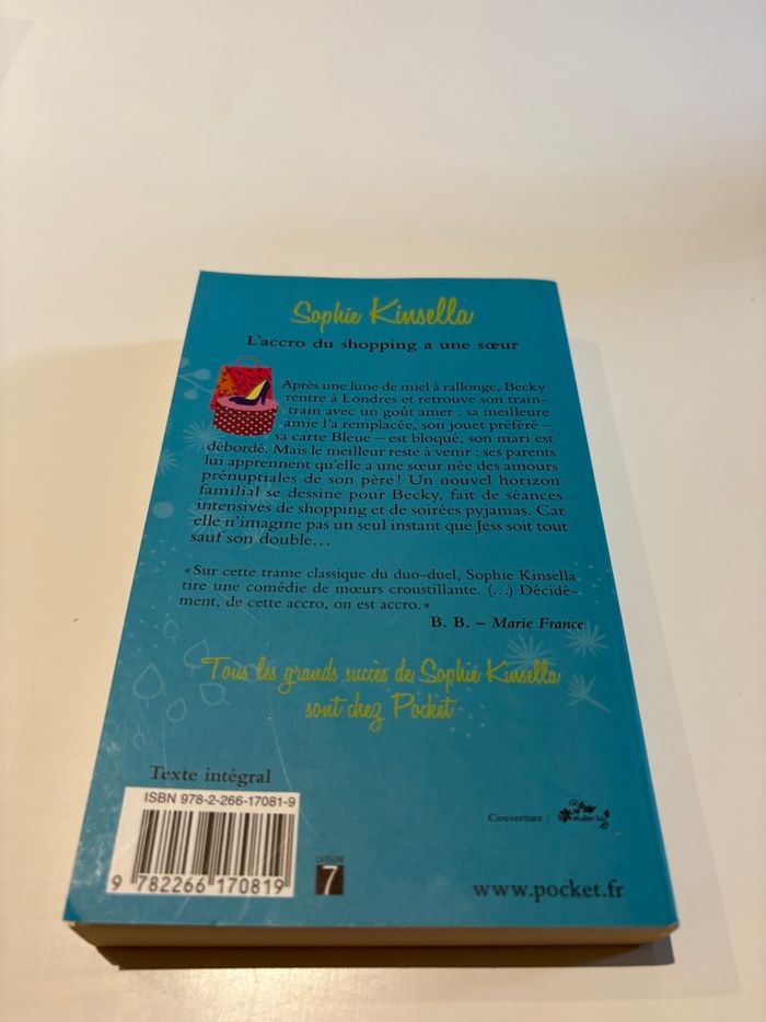 Livre « l’accro du shopping a une sœur » de Sophie Kinsella edition Pocket - photo numéro 3