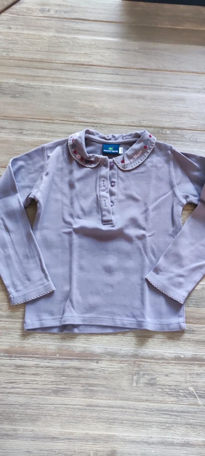 T-shirt manches longues polo