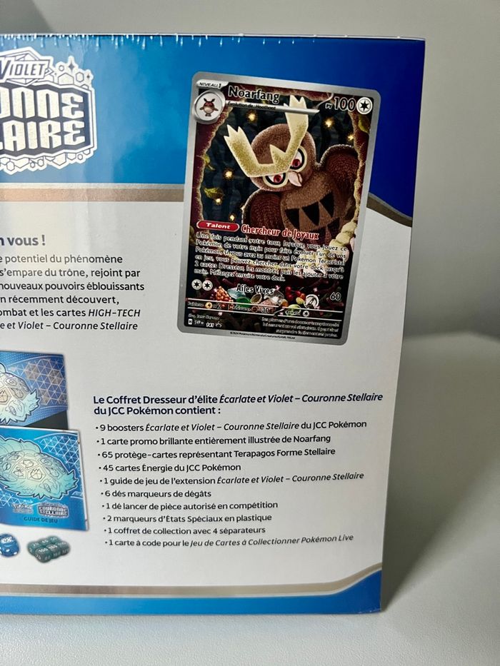 Etb coffret dresseur d’élite couronne stellaire ev07 ev7 cartes Pokémon - photo numéro 3