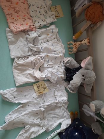 Lot de pyjamas jumeaux-jumelles