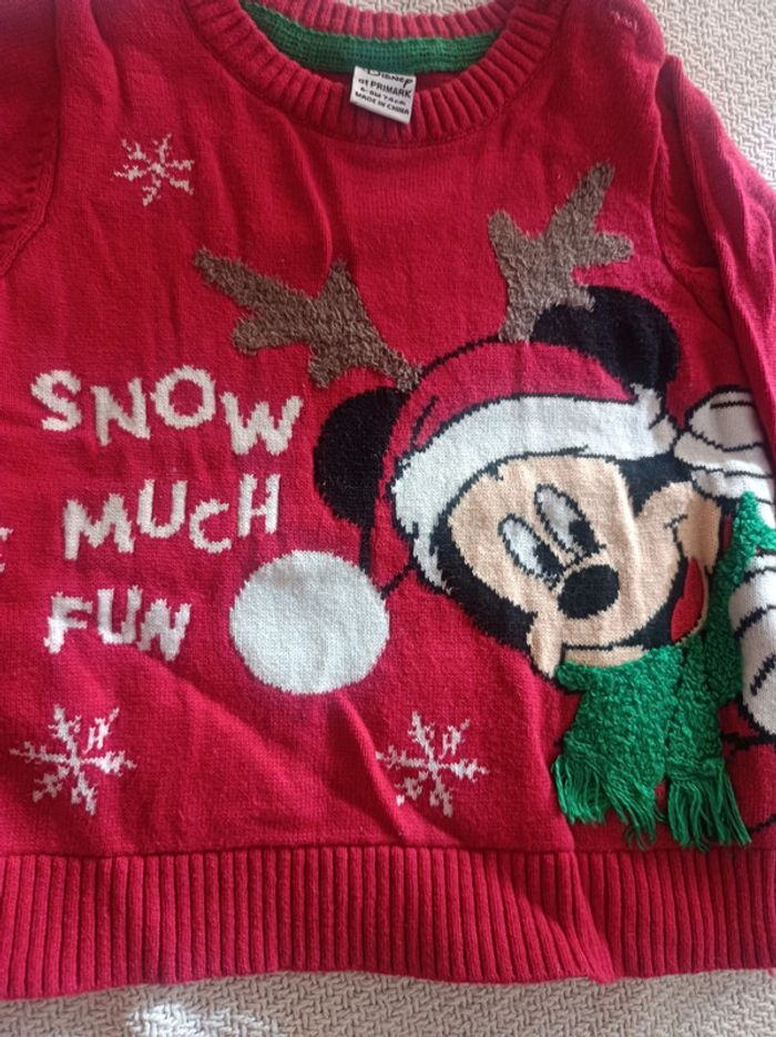 Pull Mickey noël - photo numéro 3