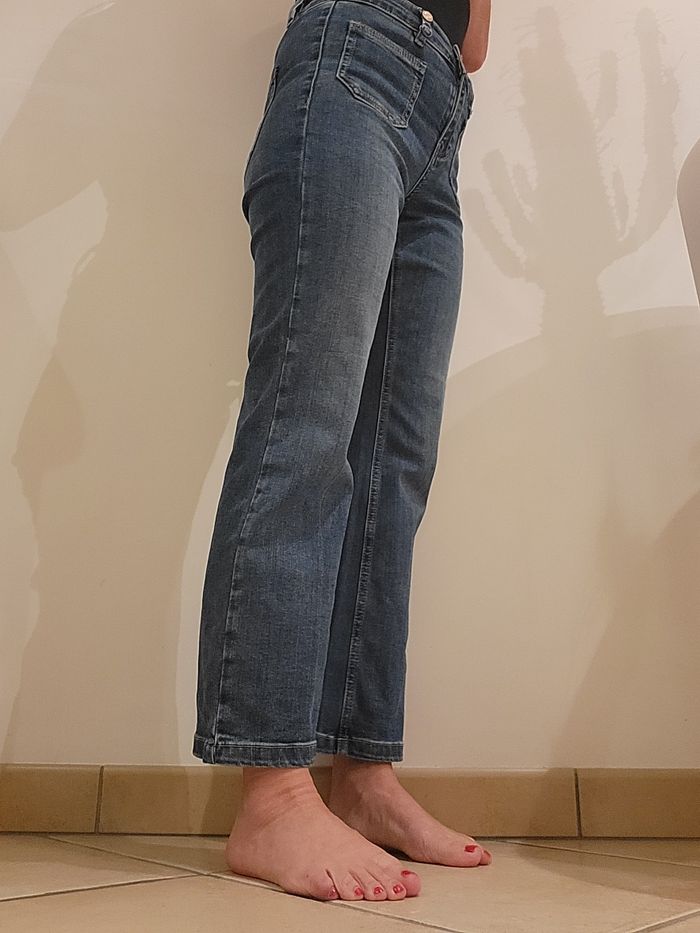 Jean taille haute Jane Blue taille 34 - photo numéro 5