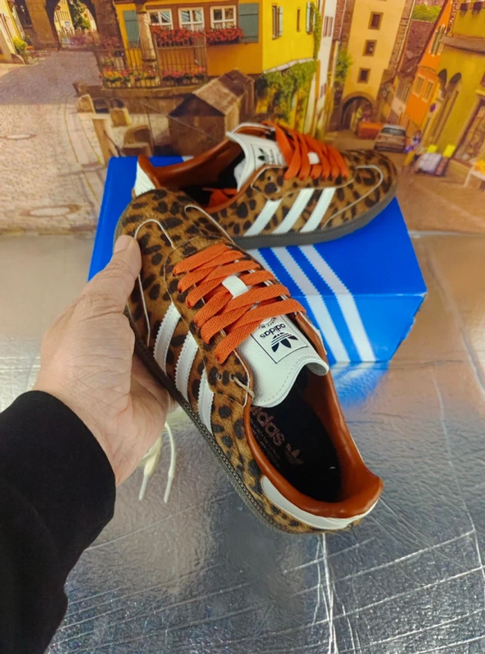 Adidas Samba Preloved Léopard Orange 41 - photo numéro 3