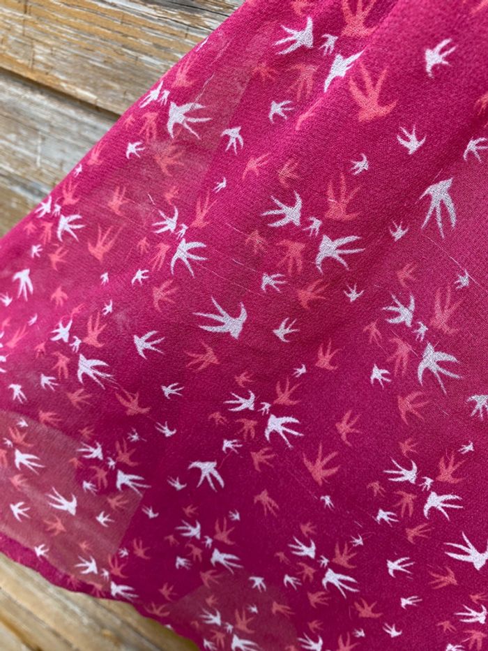 Petite robe rose en voile léger 8 ans été - photo numéro 3