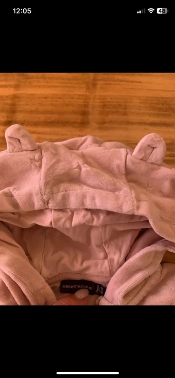 Ensemble survêtement velours sergent major taille 2 ans - photo numéro 5