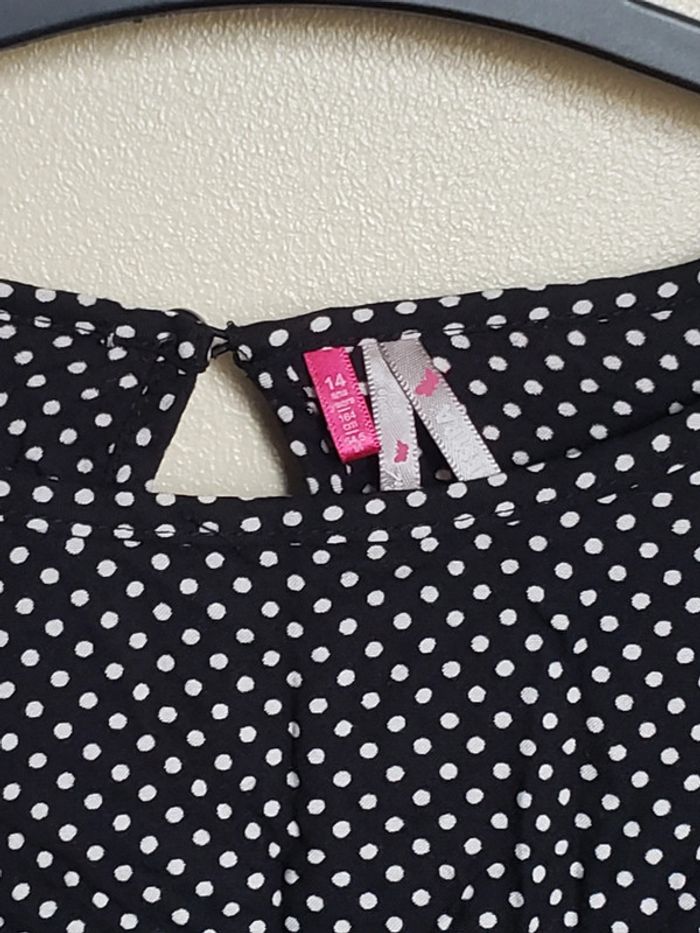 Tunique fluide pois taille 14 ans - photo numéro 3