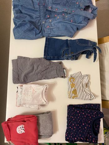 Lot 12 mois bébé fille