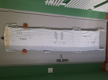 Tour de lit - Blanc & Gris - Lapin - Kiabi