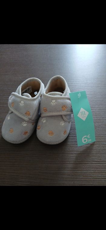 Chaussons nounours garçon 21