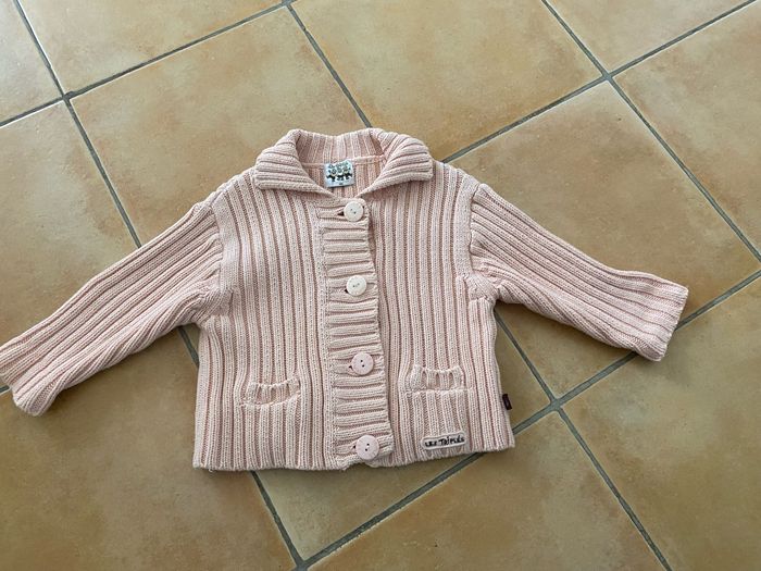 Gilet Rose Les Triplés 18-24 mois très bon état