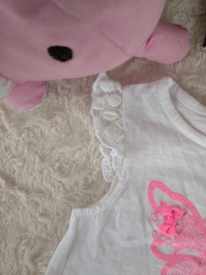 Robe courte ou tunique manches courtes Fille 9 mois - photo numéro 3