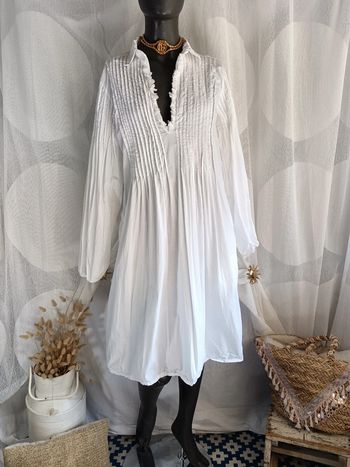 Gérard Darel | Robe blanche bohème chic | t. L