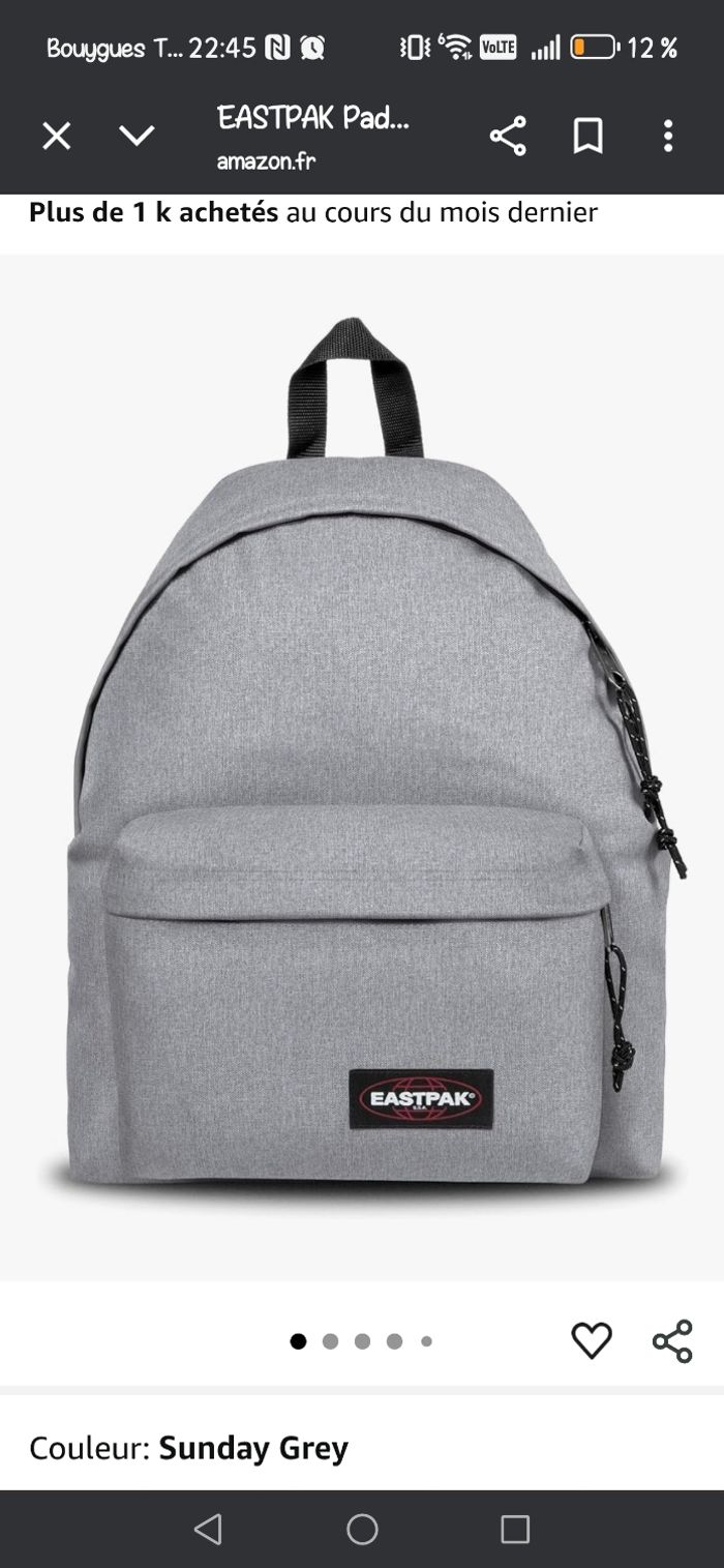 Sac a dos et 2 trousse Eastpak - photo numéro 7