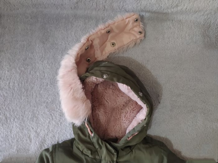 Manteau kaki rose 18 mois - photo numéro 5