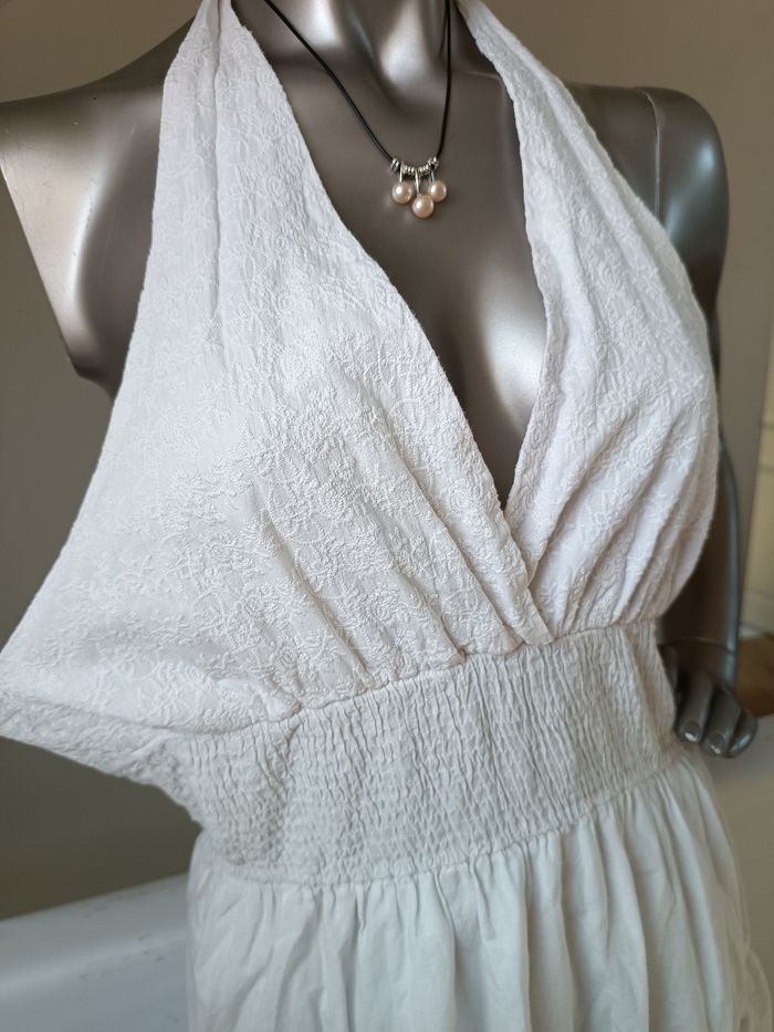 Robe blanche coton taille 38 - photo numéro 5