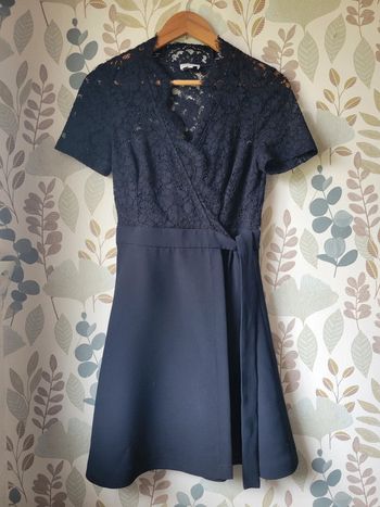 Robe portefeuille en dentelle - Claudie Pierlot