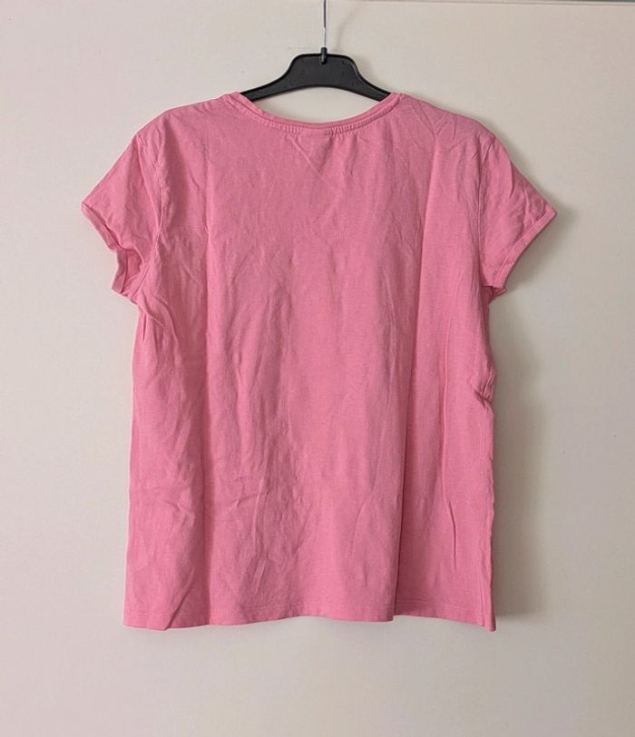 T-shirt manches courtes rose à motifs été fille très bon état - Tape À l'oeil - 14 ans - photo numéro 4