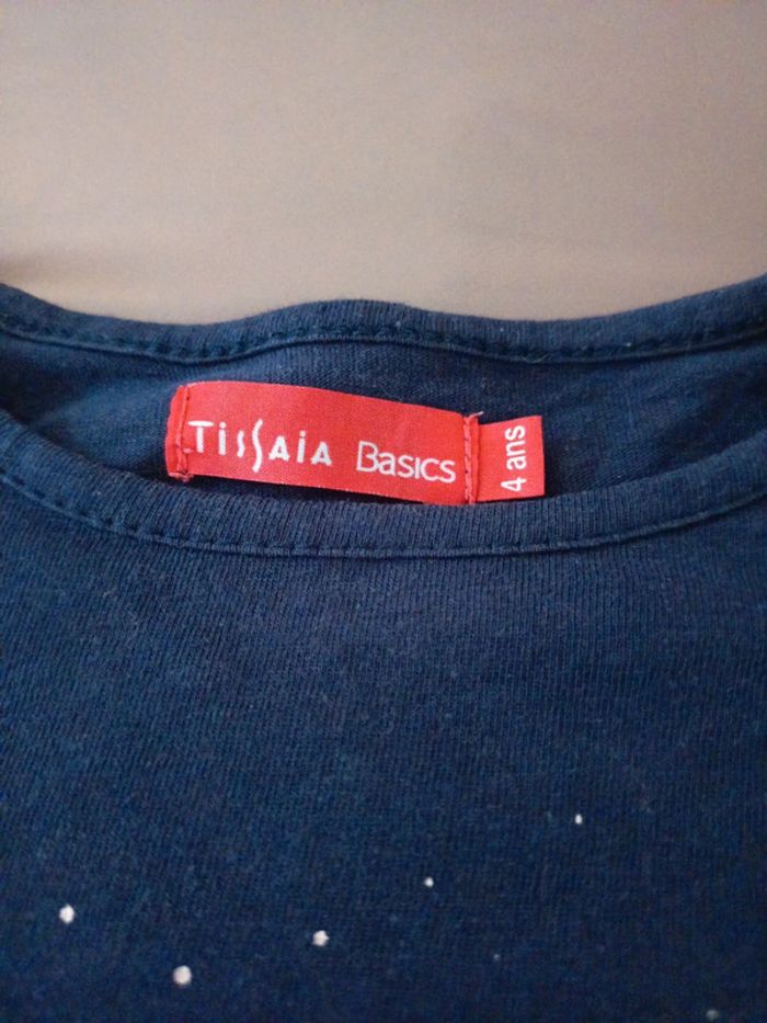 Tee shirt marine licorne - photo numéro 3