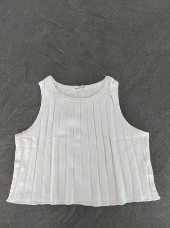 Crop top blanc sans manche Shein Taille : 10 ans Excellent état