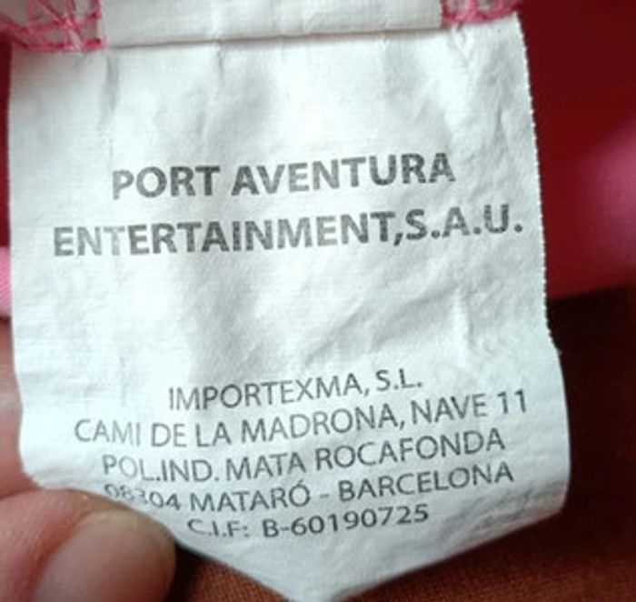 Top rose Port Aventura taille XS - photo numéro 6
