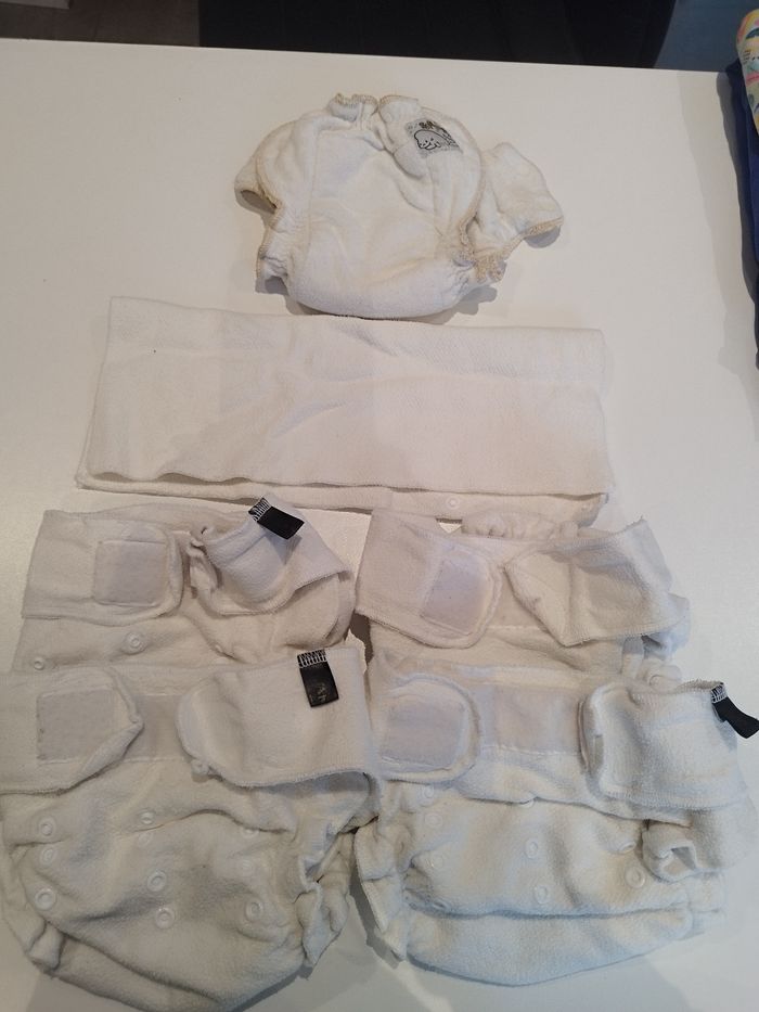 Lot de couches lavables en chanvre