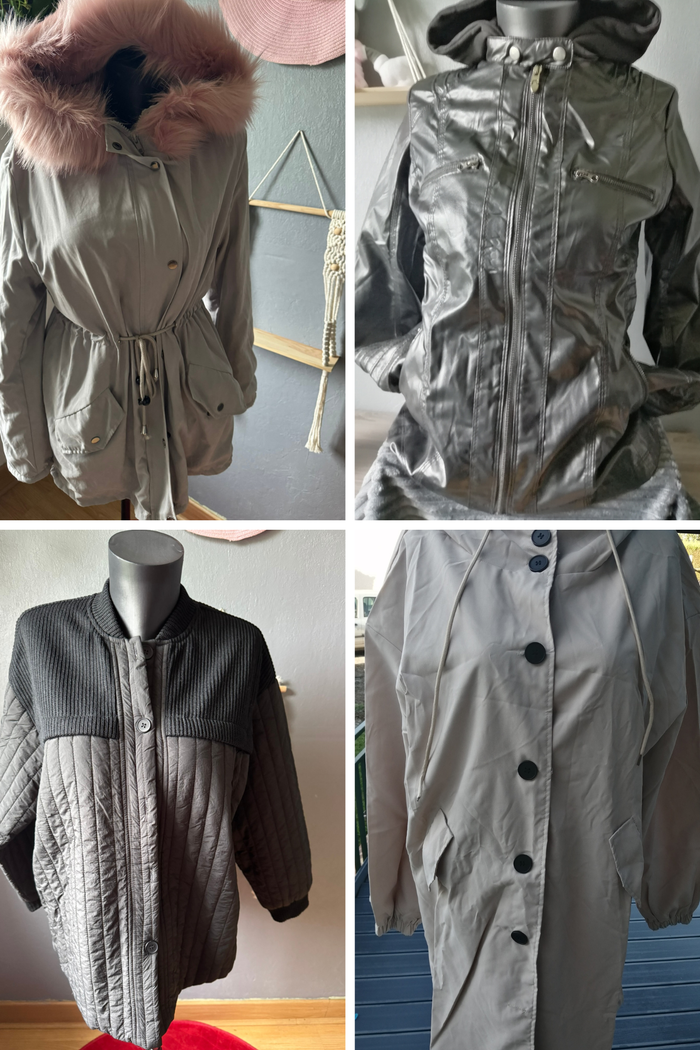 🧥 Lot de 9 manteaux / vestes femme - photo numéro 2