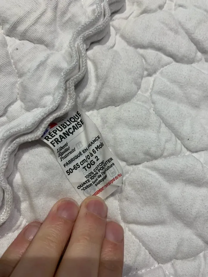 Gigoteuse blanche 0 à 6mois - photo numéro 4