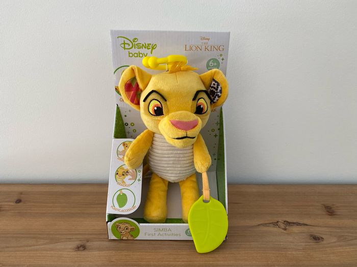 Peluche roi lion Simba d'activitées Clementoni - Article Neuf