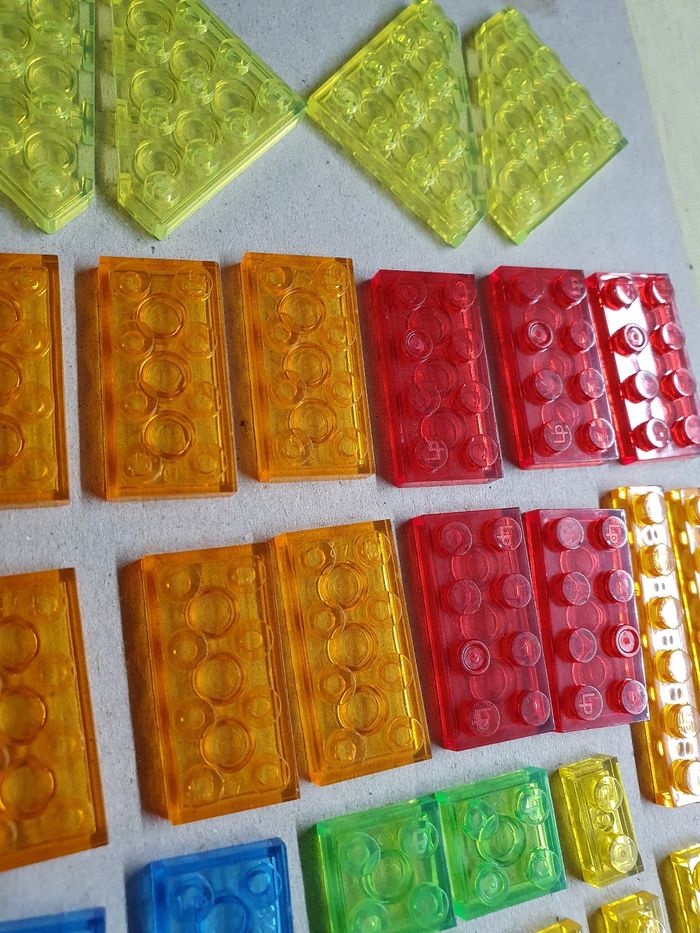 Lot de pièces de construction transparentes - photo numéro 5