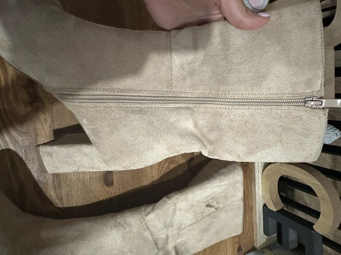 Bottines beige à talons - photo numéro 4