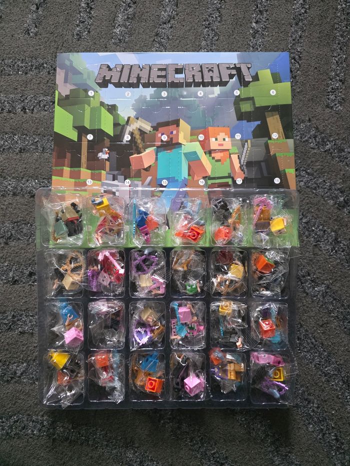 Calendrier de l'avent minecraft 24 cases de minecraft - photo numéro 9