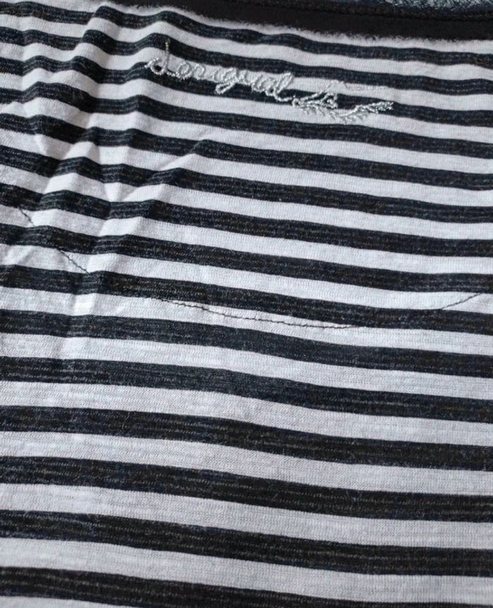 T-shirt Desigual façon marinière S/36 - photo numéro 6