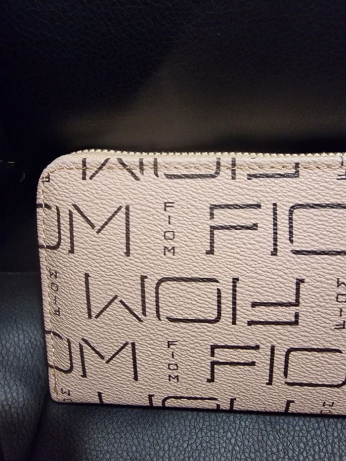 Porte monnaie beige Angel Firenze - photo numéro 3