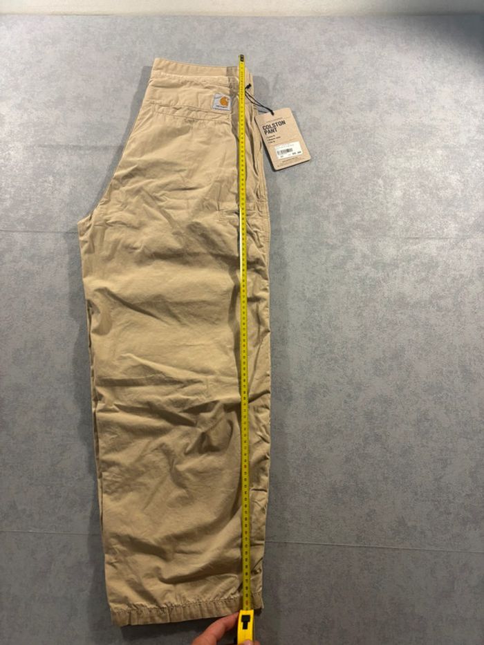 Pant Colston Carhartt Beige Taille 40 Neuf avec étiquette - photo numéro 6