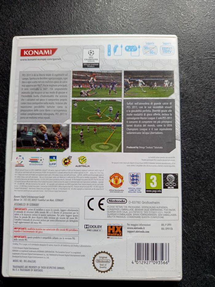 Nintendo - Wii - PES 2011 - photo numéro 2