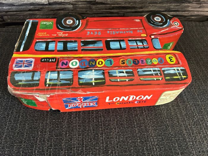 Boite de 3 puzzles en bois london Vilac - photo numéro 9