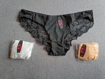 3 culottes XL dentelle Shekini
