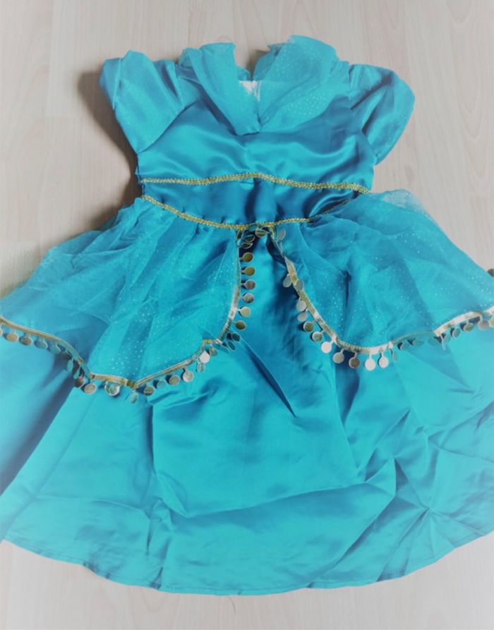 Déguisement robe princesse Jasmine courte et accessoires 4-5ans - photo numéro 4