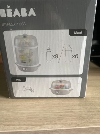 Stérilisateur électrique vapeur 2en1