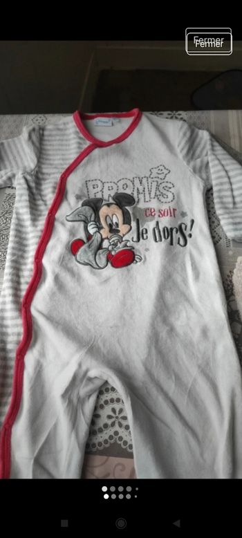 Pyjama bébé Disneyland Paris e7