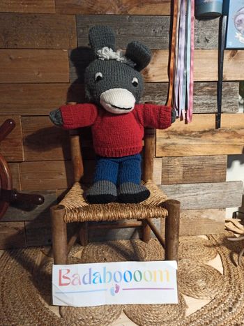 Peluche grand Trotro tricot tbe