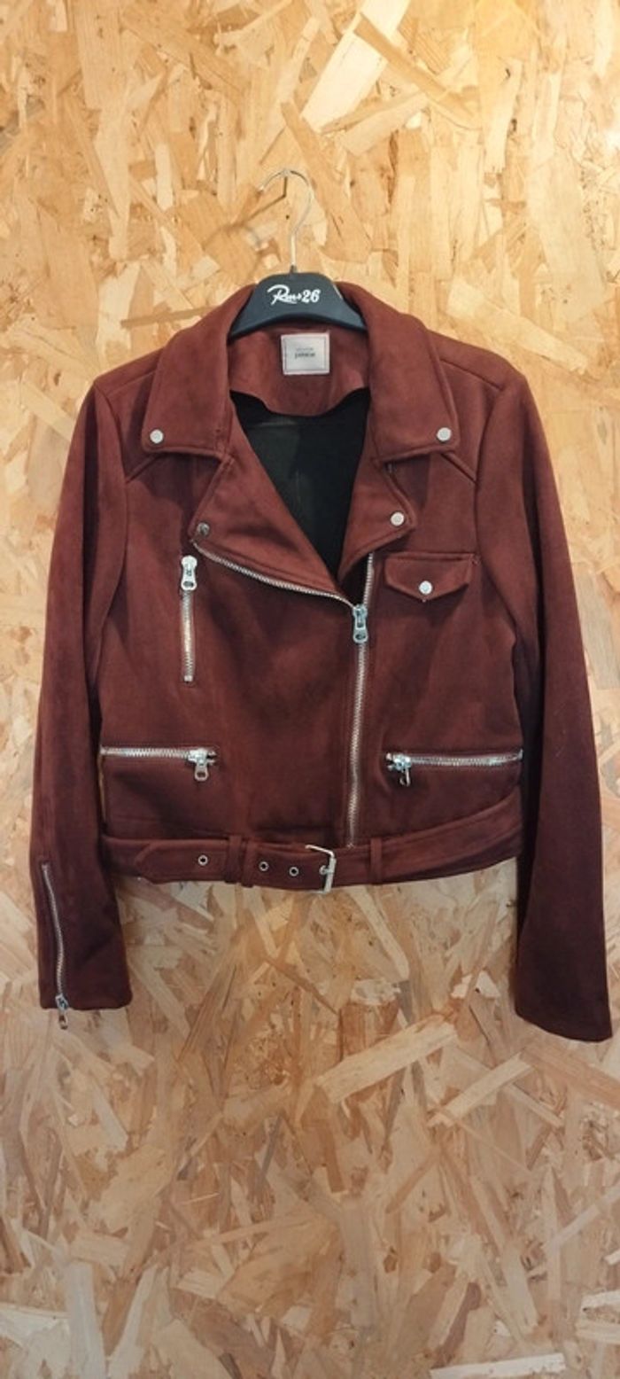 Veste bordeaux kiabi - photo numéro 3