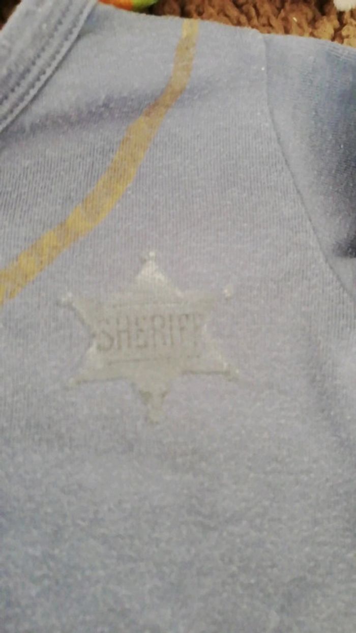 Pyjama coton 1 pièce petit bateau 6 mois - photo numéro 3