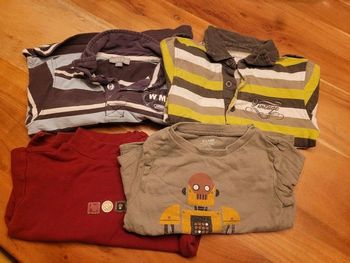 Lot tee-shirts manches longues 3ans