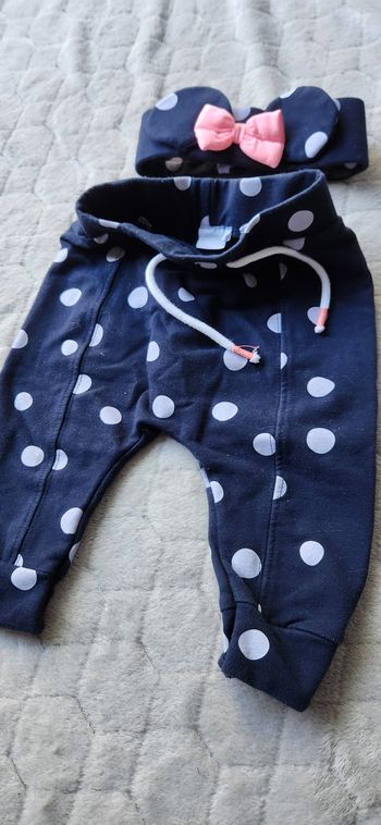 Ensemble pantalon + bandeau Minnie taille.9 mois