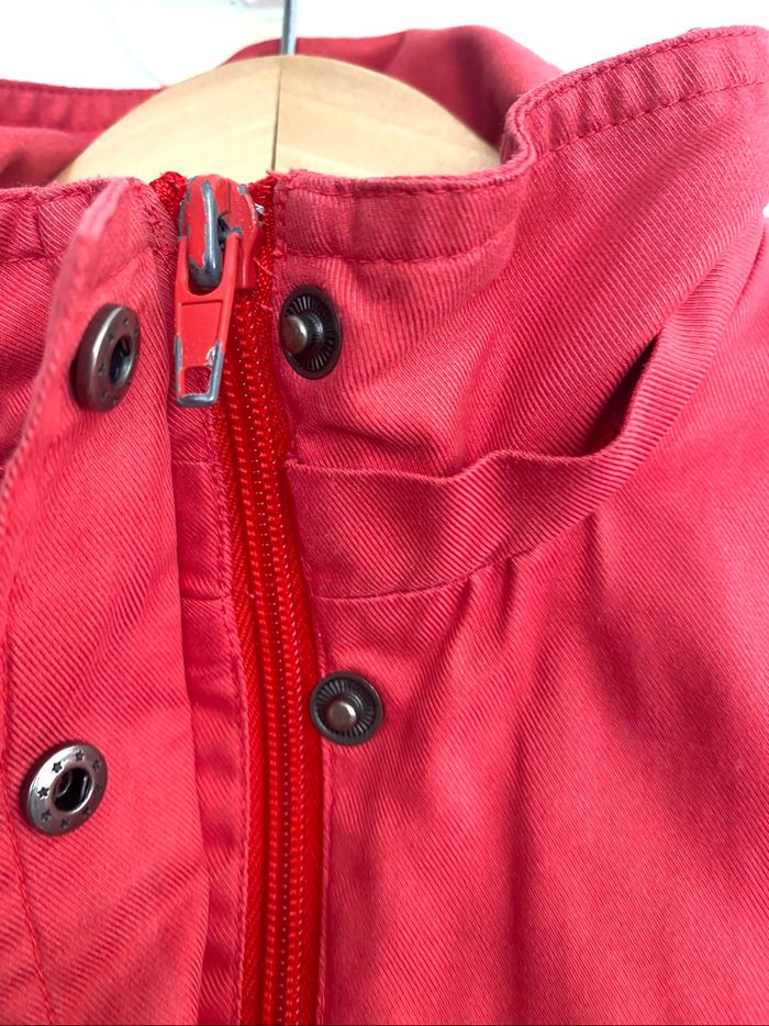 Trench fille rouge « Il était une fée « 24 mois - photo numéro 3