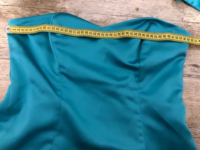 Robe cocktail turquoise - photo numéro 9