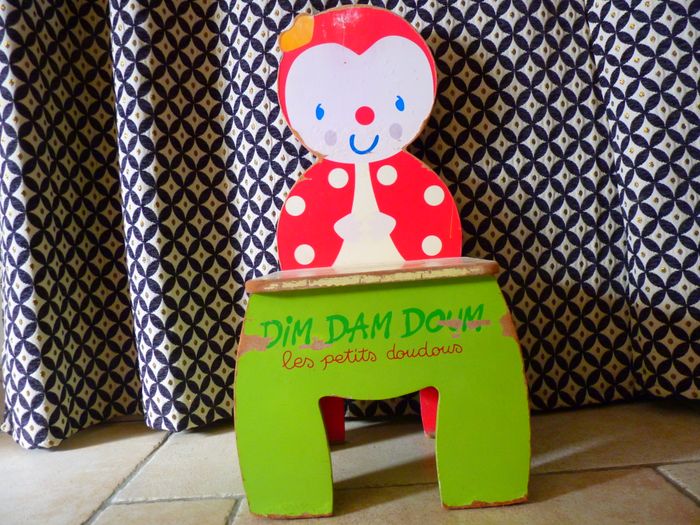 Chaise enfant Coccinelle lot mobiler bois collection Roumanoff vertbaudet - photo numéro 3